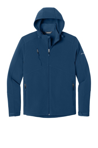 EB536 - Eddie Bauer® Hooded Soft Shell Parka (XS, Admiral Blue)