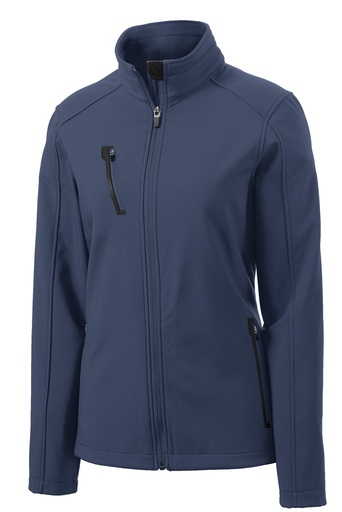 L324 - Port Authority® Women's Welded Soft Shell Jacket (4XL, Dress Blue Navy)