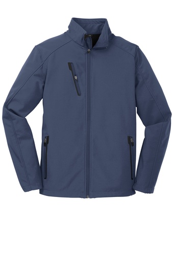 J324 - Port Authority® Welded Soft Shell Jacket (4XL, Dress Blue Navy)