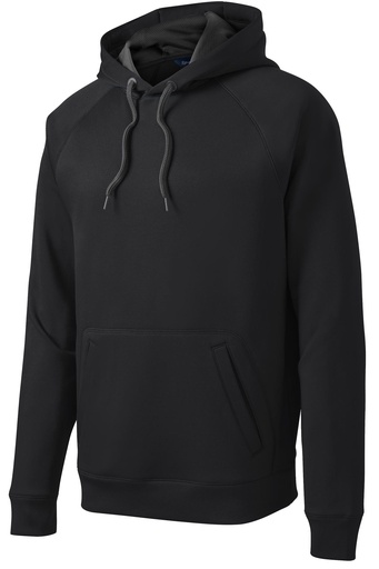 ST250 - Sport-Tek® Tech Fleece Hooded Sweatshirt. (XS, Black)
